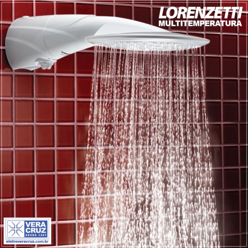 Ducha Advanced Multitemperatura Lorenzetti 127V - 220V | 5500W - 7500W